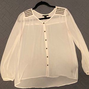 White Sheer Long Sleeve